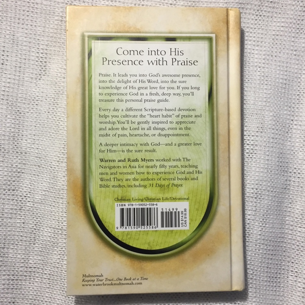 31 Days of Praise - Enjoying God Anew - Hardcover Book 1994©️ - Picture 2 of 4